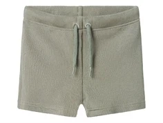 Støvet grønne badebukser med bindebånd fra Lil Atelier 13239480 forest fog